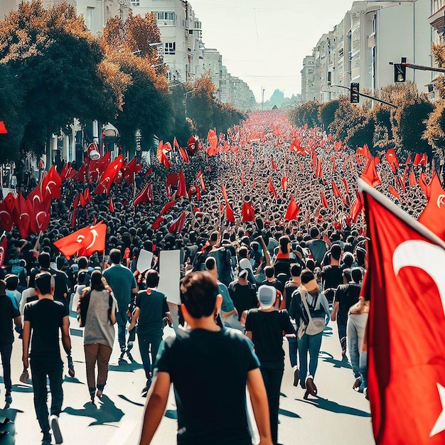 Various designs of Turkish National Day