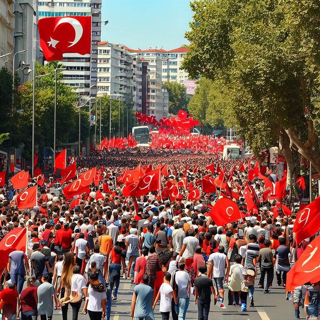 Various designs of Turkish National Day