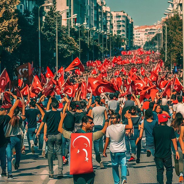 Various designs of Turkish National Day