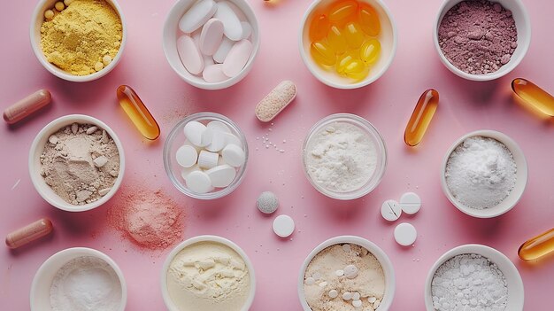 Various Dietary Supplements for Health and Beauty