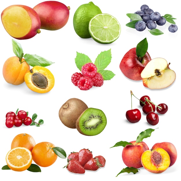 Various fresh fruits