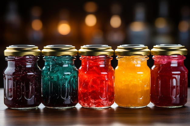 Various Fruits Jam