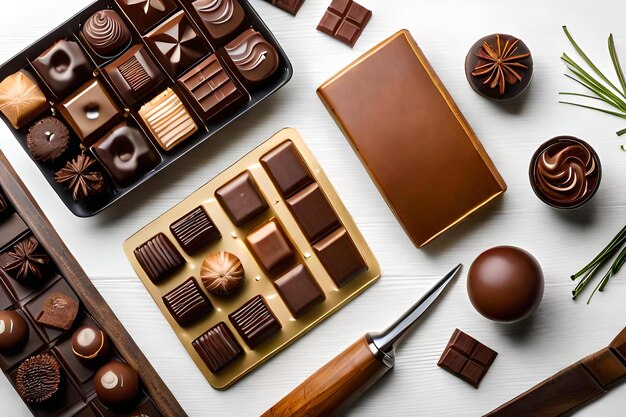 Various kinds of Chocolate