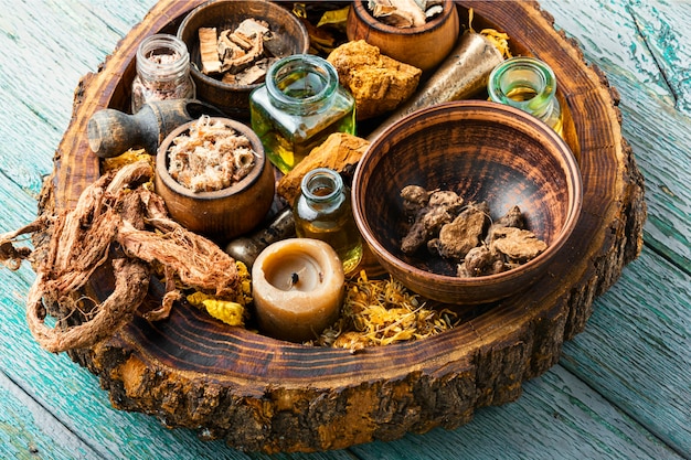 Various kinds of herbal