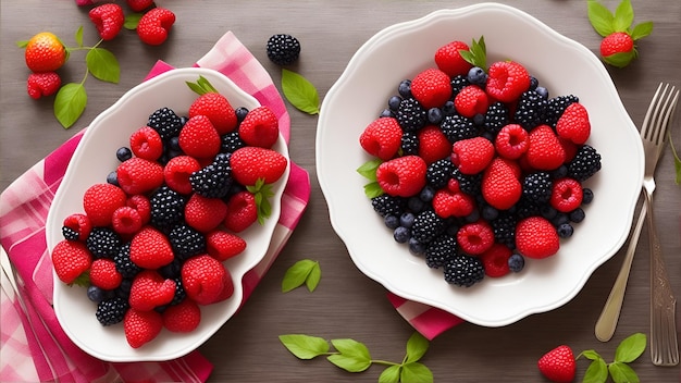 various mixed berries in a bowl