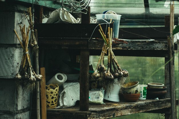 Photo various objects on table