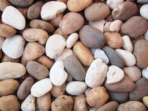 various pebble stones texture