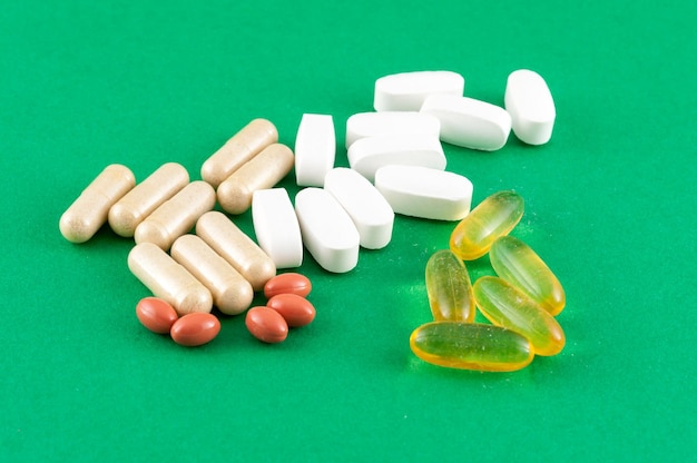 Various pills of supplement