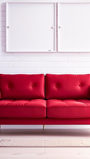 Photo various sofa with wall