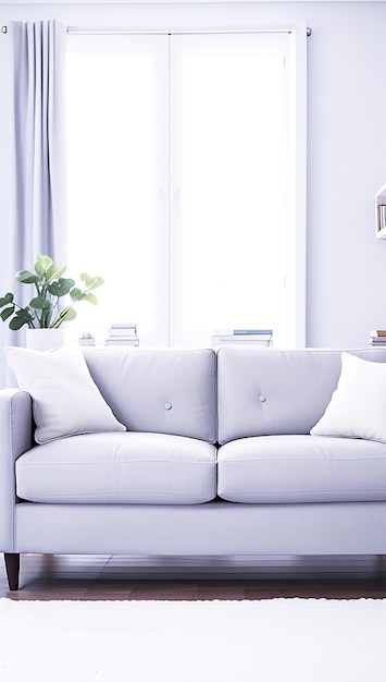 Photo various sofa with wall