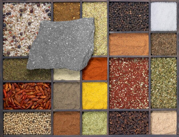 various spices