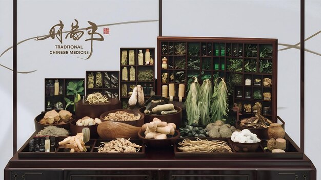 Photo various traditional chinese medicine