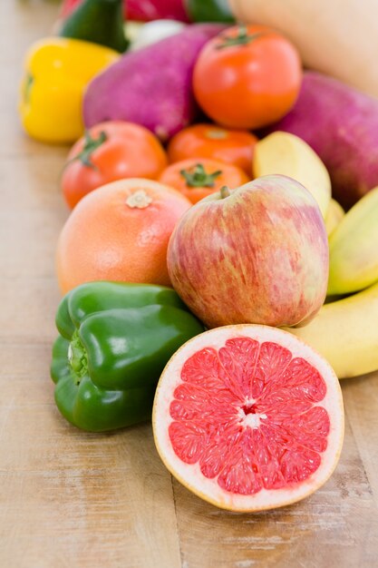 Various vegetables and fruits