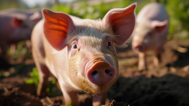 Varken op de boerderij