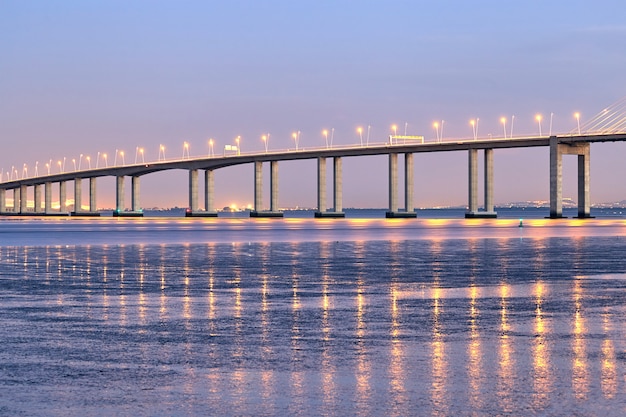 Vasco da Gama-brug in Lissabon Portugal