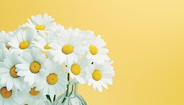 Vase Filled With Abundant White Flowers