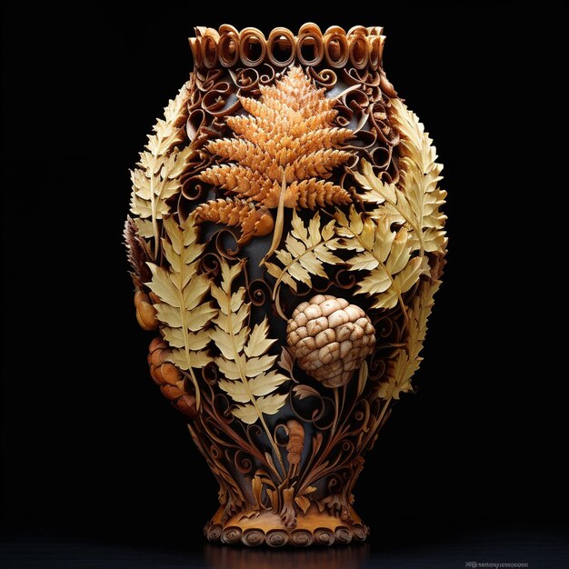 写真 花から作られた花瓶