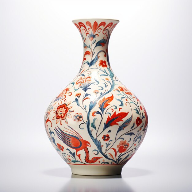 Vase on a white background