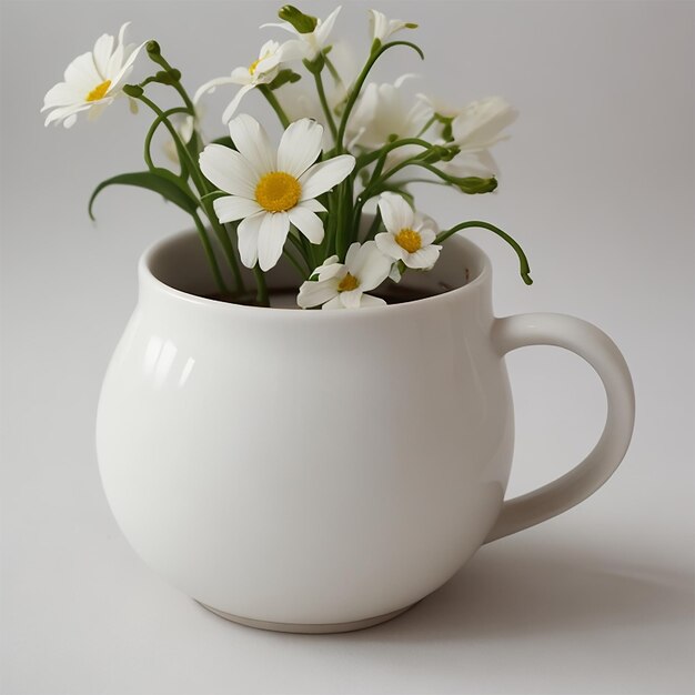 Foto vaso con fiori