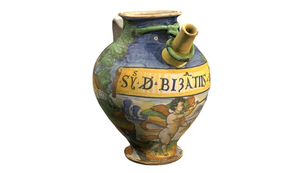 A vase with the word sydney on it