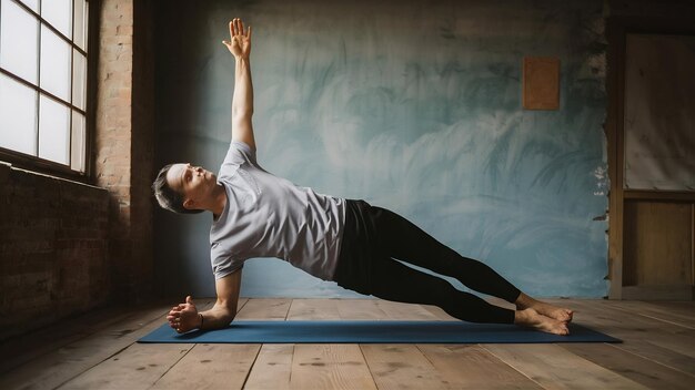 Photo vasisthasana side plank pose