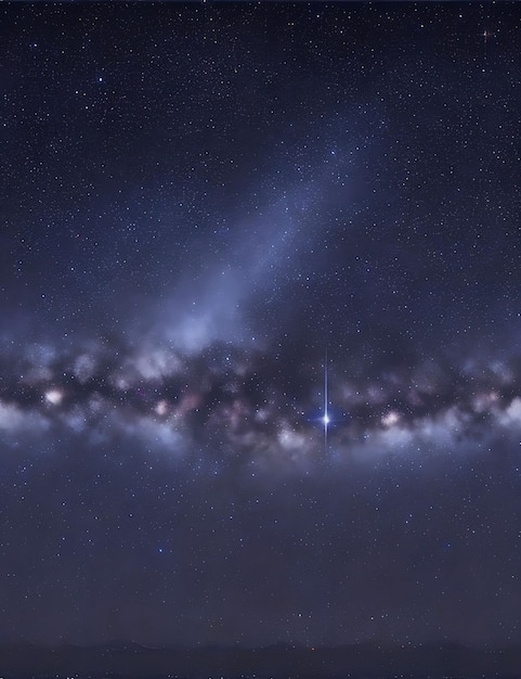 Vast expanse of stars sharp and cline photo