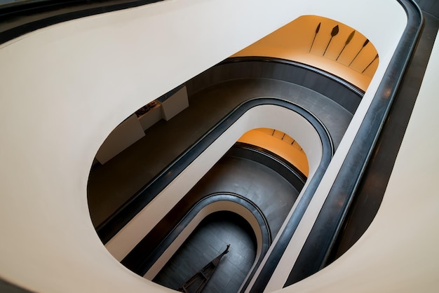 Vatican Museums Rome Italy Indoor staircase on June 17, 2016