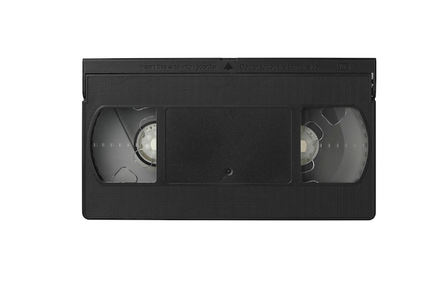 Лента видеомагнитофона и видеокассета VHS