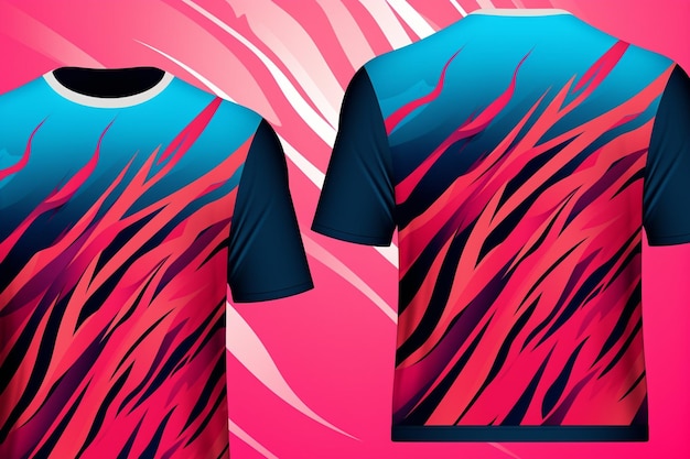 Photo vector abstract background for sports jersey pattern