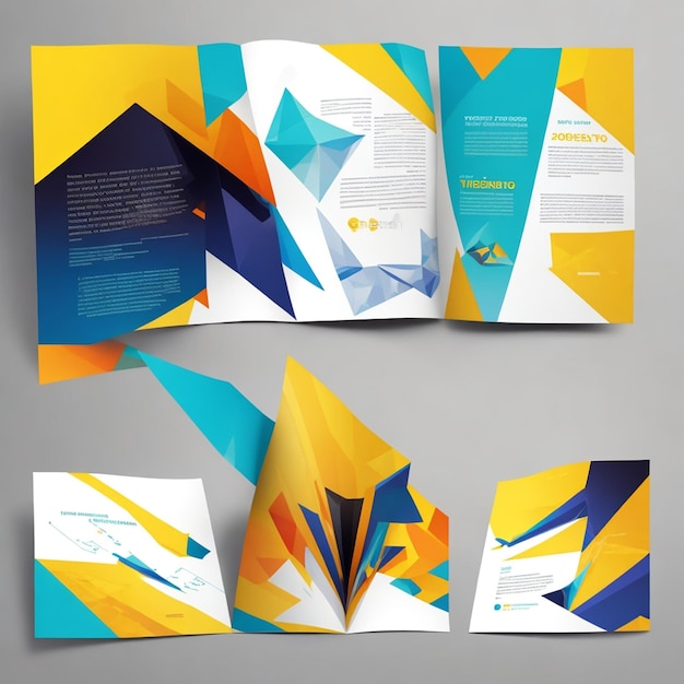 vector abstract business brochure