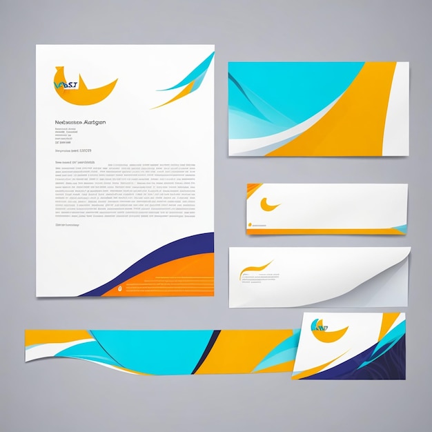 Photo vector abstract business letterhead