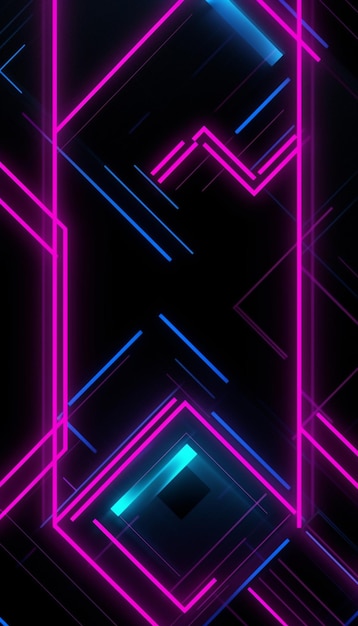 vector abstract neon lights background design