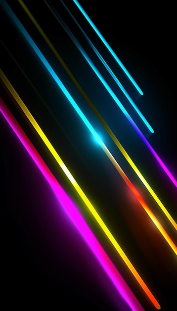 vector abstract neon lights background design