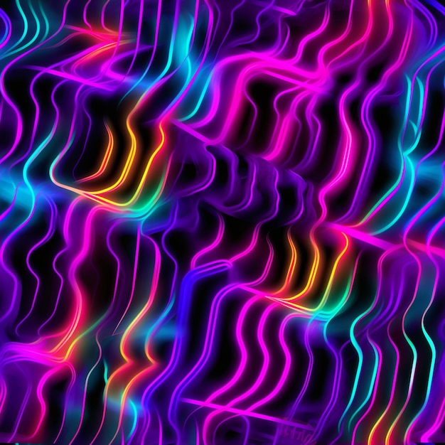 vector abstract neon lights background design