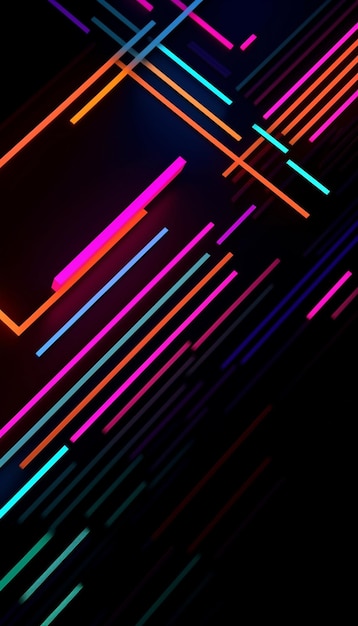 vector abstract neon lights background design