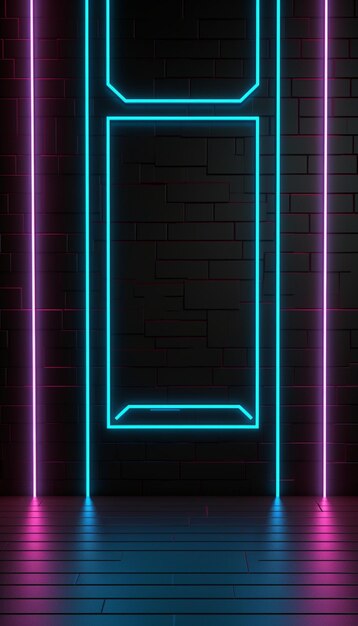 vector abstract neon lights background design