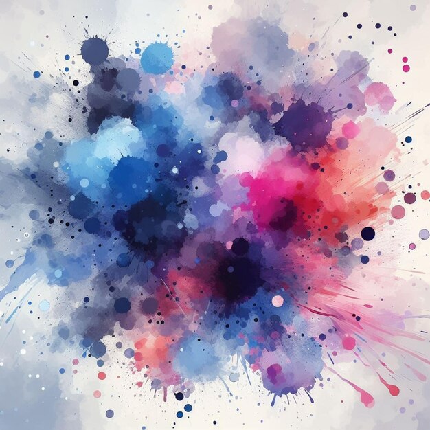 vector abstract splashed watercolor textured background