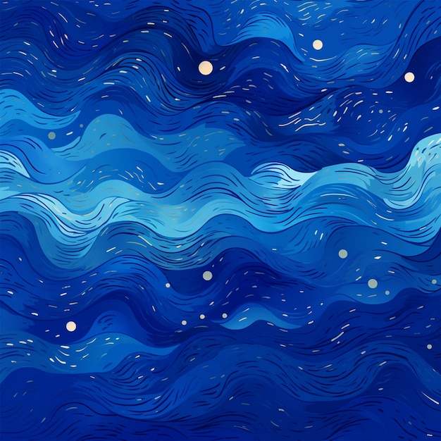 vector abstract starry night sky background