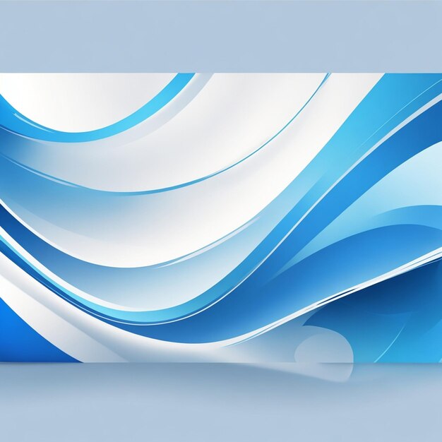 vector abstracte bochtige en gladde blauwe lijnen lay-out banner ontwerp