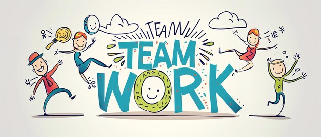 Premium Photo Vector Alphabet Icon with TEAM WORK Generative AI Premium Photo Vector Alphabet Icon with TEAM WORK Generative AI