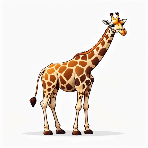 Vector Animal cartoon giraffe