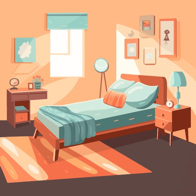 Vector art about furniture simple vector image