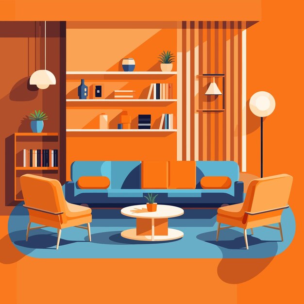 Vector art about furniture simple vector image