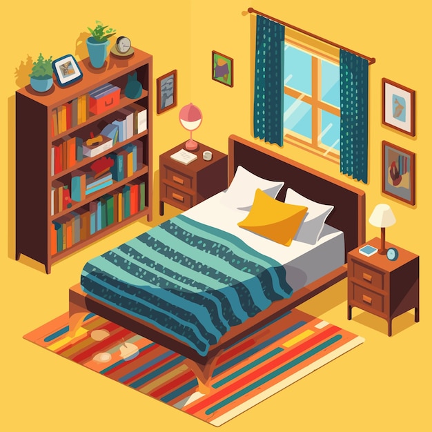 Vector art about furniture simple vector image