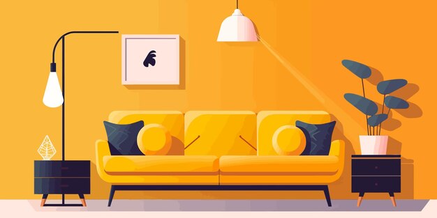 Vector art about furniture simple vector image