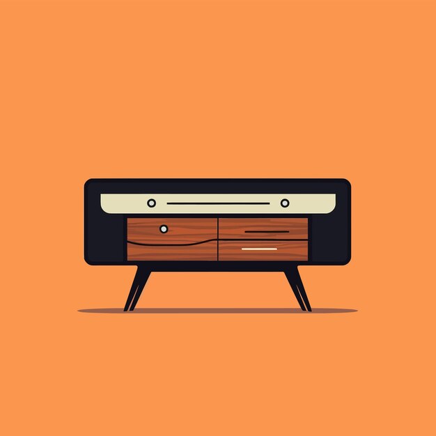 Vector art about furniture simple vector image