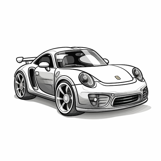 Premium AI Image | Vector art coloring book coloring page for kids