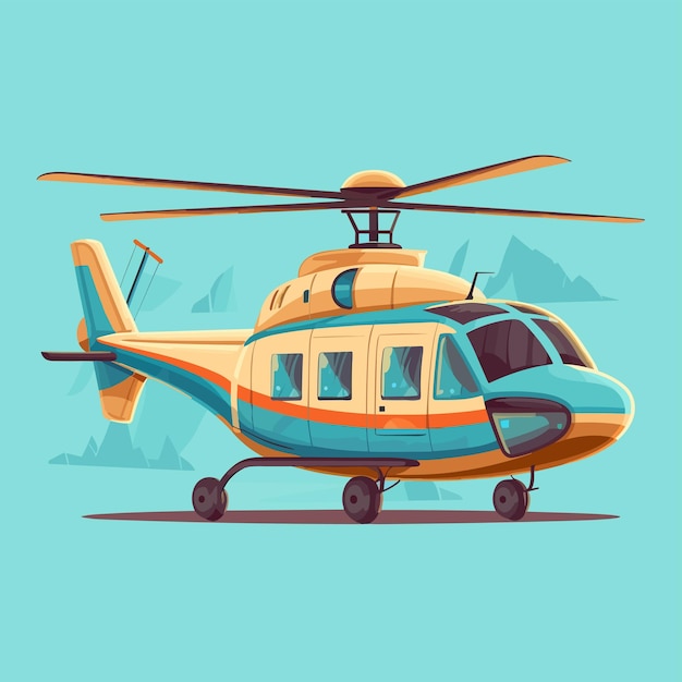 Vector art illustration of aircrafts