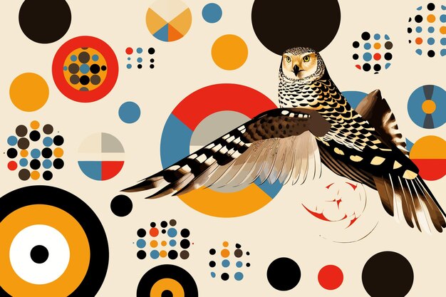 Premium AI Image | Vector art illustration of lines and blocks image.