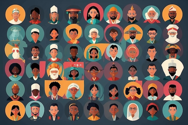 Vector-avatars